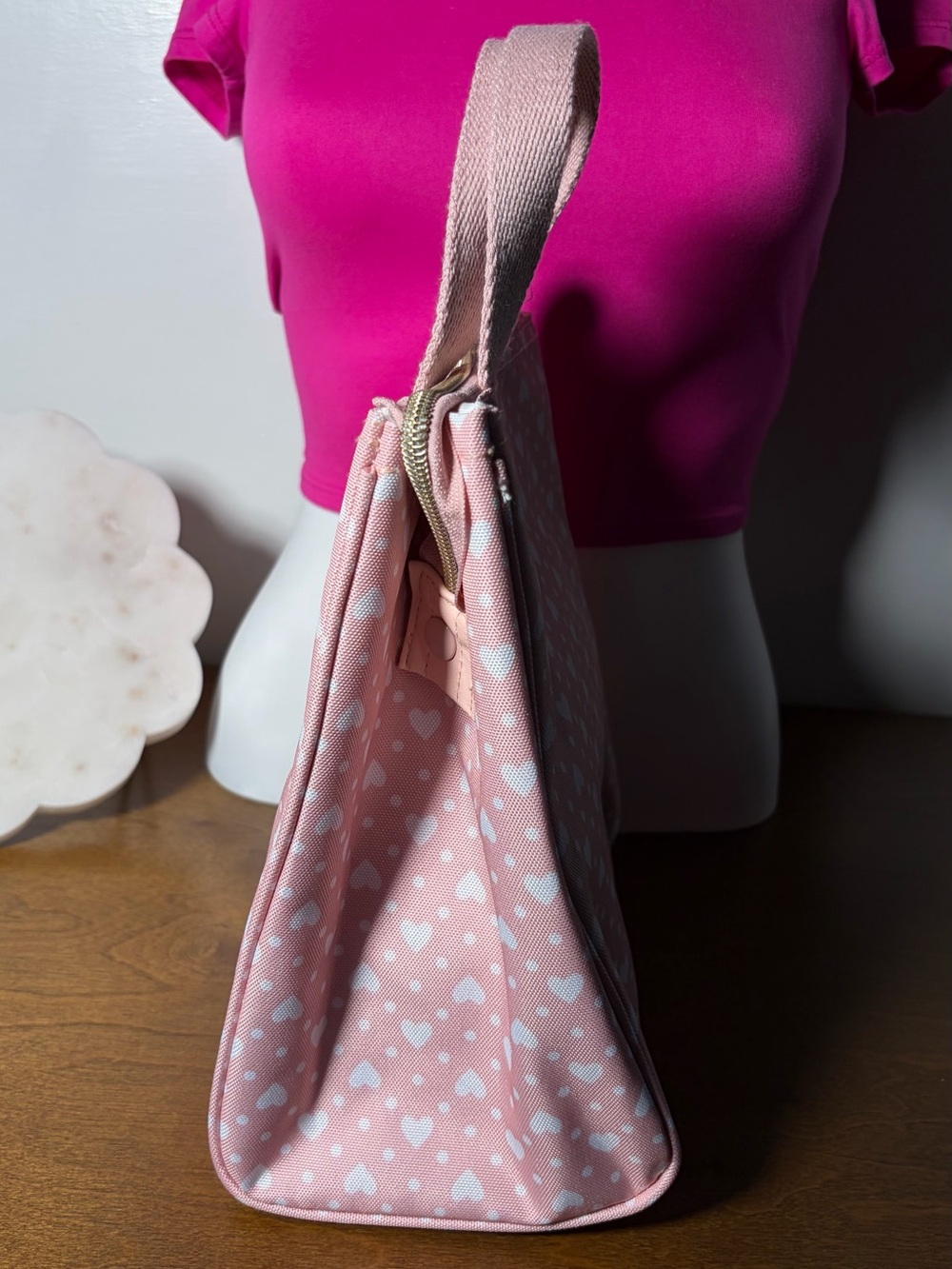 kate spade - Pink Heart Lunch Tote - Picture 6 of 10